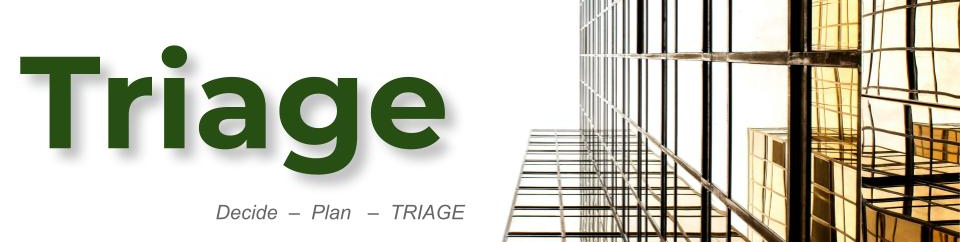 TRIAGE decision guides