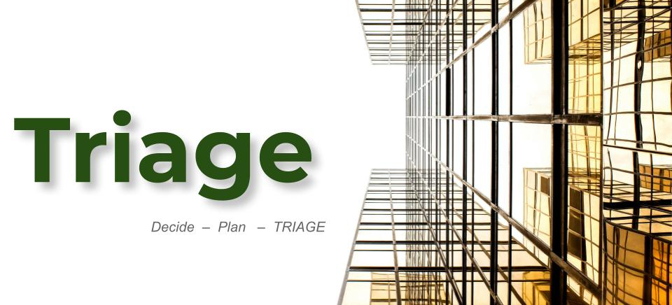 TRIAGE decision guides